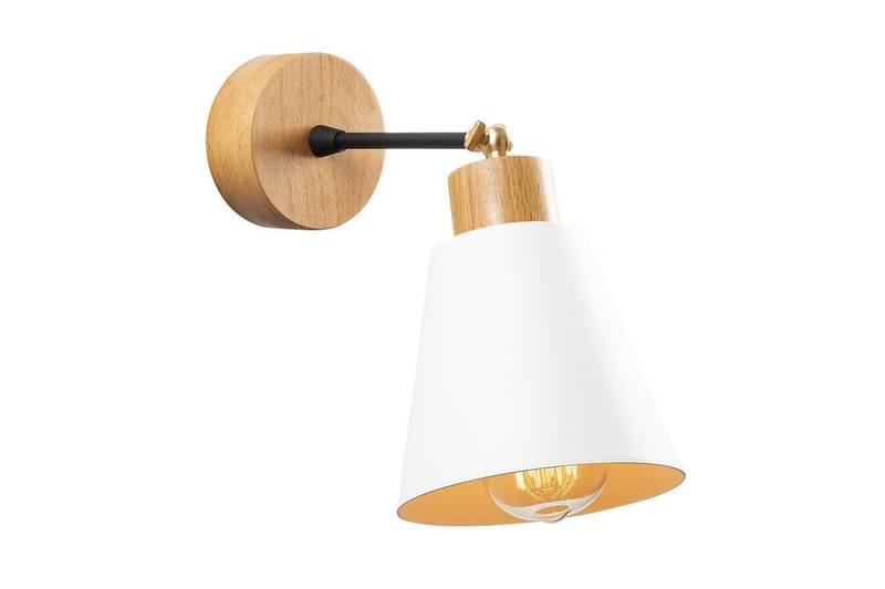 Vegg lampe Sudalwani Hvit - Hvit - Belysning - Innendørsbelysning & Lamper - Vegglampe