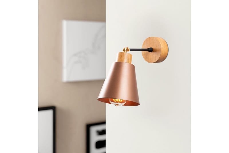 Vegg lampe Sudalwani Kobber - Kobber - Belysning - Innendørsbelysning & Lamper - Vegglampe
