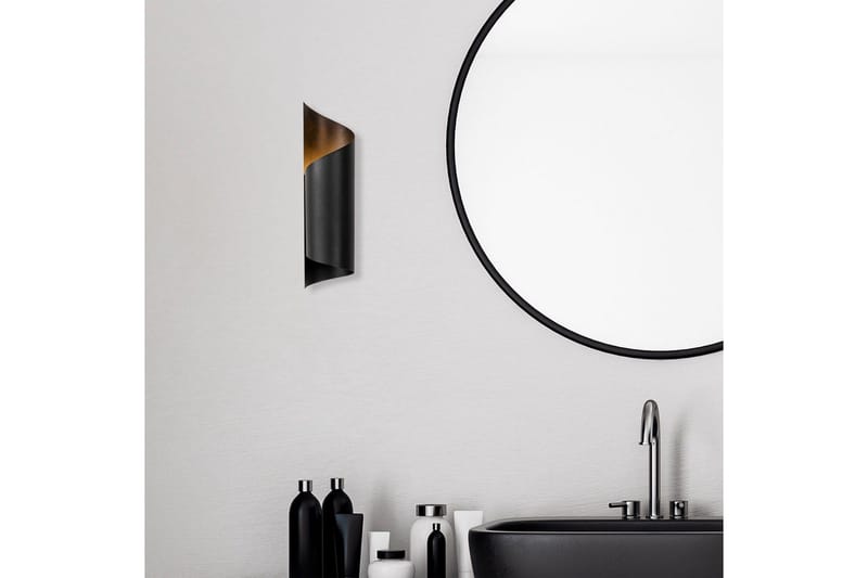 Vegg lampe Sugana Fira Svart - Svart - Belysning - Innendørsbelysning & Lamper - Vegglampe