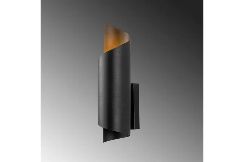 Vegg lampe Sugana Fira Svart - Svart - Belysning - Innendørsbelysning & Lamper - Vegglampe