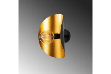 Vegg lampe Sugana Giada Svart / Gull - Gull/Svart - Belysning - Innendørsbelysning & Lamper - Vegglampe