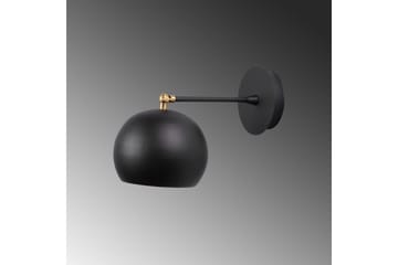 Vegg lampe Sugana Tera Svart - Svart - Belysning - Innendørsbelysning & Lamper - Vegglampe