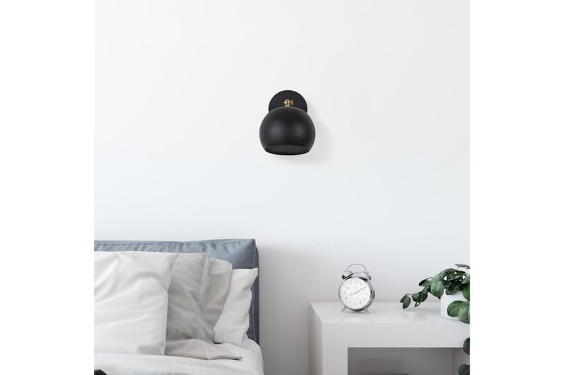 Vegg lampe Sugana Tera Svart - Svart - Belysning - Innendørsbelysning & Lamper - Vegglampe