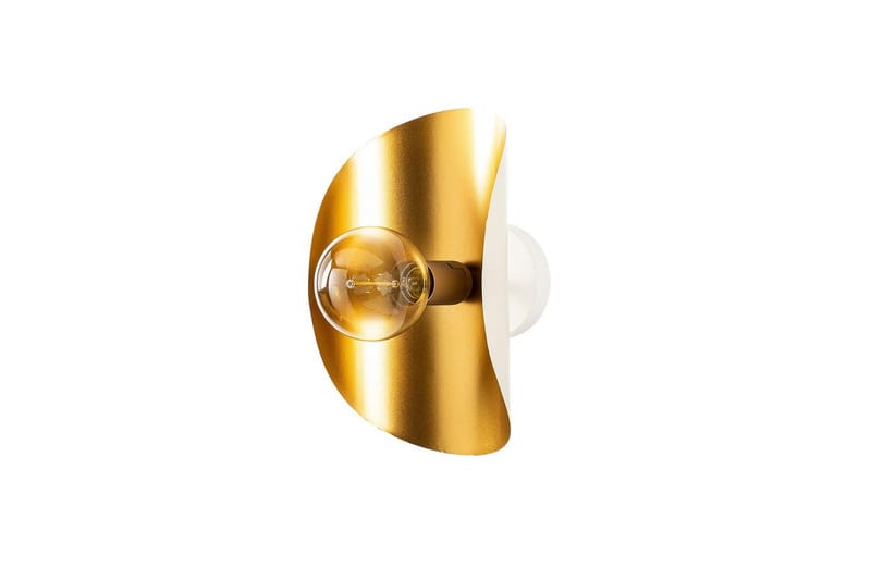 Vegg lampe Sugana Vira Hvit / Gull - Gull/Hvit - Belysning - Innendørsbelysning & Lamper - Vegglampe