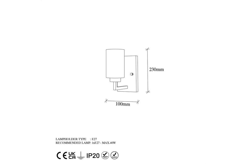 Vegg lampe Syllen Gull - Gull - Belysning - Innendørsbelysning & Lamper - Vegglampe