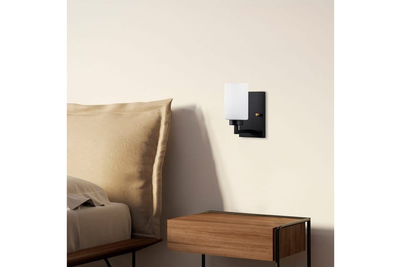 Vegg lampe Syllen Svart / Hvit - Svart / Hvit - Belysning - Innendørsbelysning & Lamper - Vegglampe