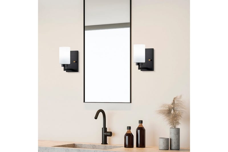 Vegg lampe Syllen Svart / Hvit - Svart / Hvit - Belysning - Innendørsbelysning & Lamper - Vegglampe