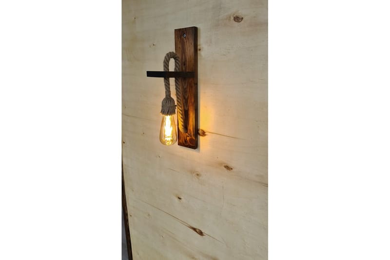 Vegg lampe Teyra Valnøtt - Rødfarget tre - Belysning - Innendørsbelysning & Lamper - Vegglampe