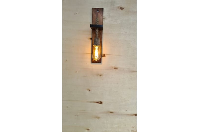 Vegg lampe Teyra Valnøtt - Rødfarget tre - Belysning - Innendørsbelysning & Lamper - Vegglampe