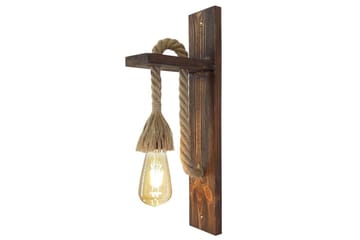 Vegg lampe Teyra Valnøtt - Rødfarget tre - Belysning - Innendørsbelysning & Lamper - Vegglampe