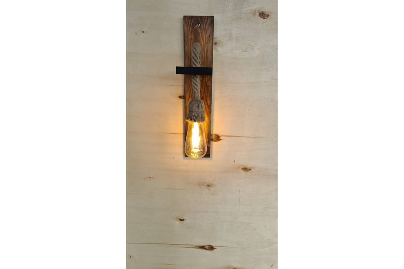 Vegg lampe Teyra Valnøtt - Rødfarget tre - Belysning - Innendørsbelysning & Lamper - Vegglampe