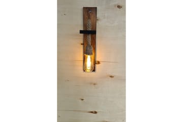 Vegg lampe Teyra Valnøtt - Rødfarget tre - Belysning - Innendørsbelysning & Lamper - Vegglampe