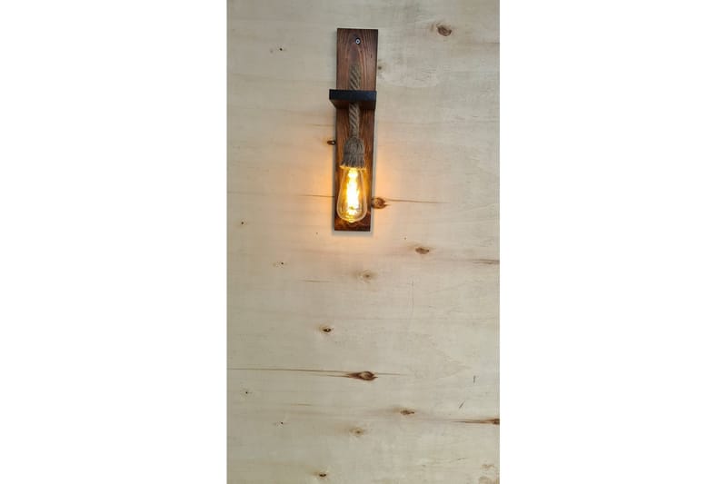 Vegg lampe Teyra Valnøtt - Rødfarget tre - Belysning - Innendørsbelysning & Lamper - Vegglampe