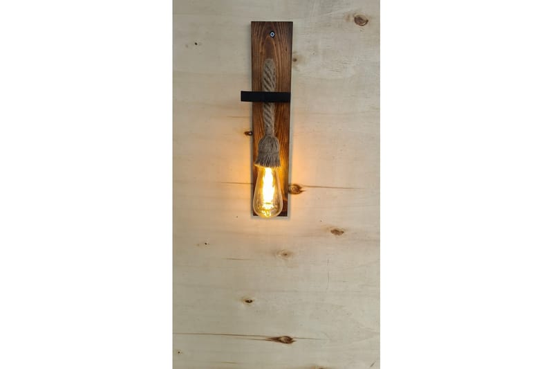 Vegg lampe Teyra Valnøtt - Rødfarget tre - Belysning - Innendørsbelysning & Lamper - Vegglampe