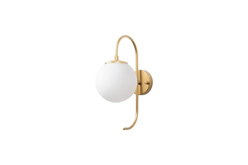 Vegg lampe Thalara Skinnende Gull - Skinnende Gull - Belysning - Innendørsbelysning & Lamper - Vegglampe