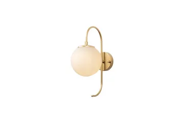 Vegg lampe Thalara Skinnende Gull - Skinnende Gull - Belysning - Innendørsbelysning & Lamper - Vegglampe
