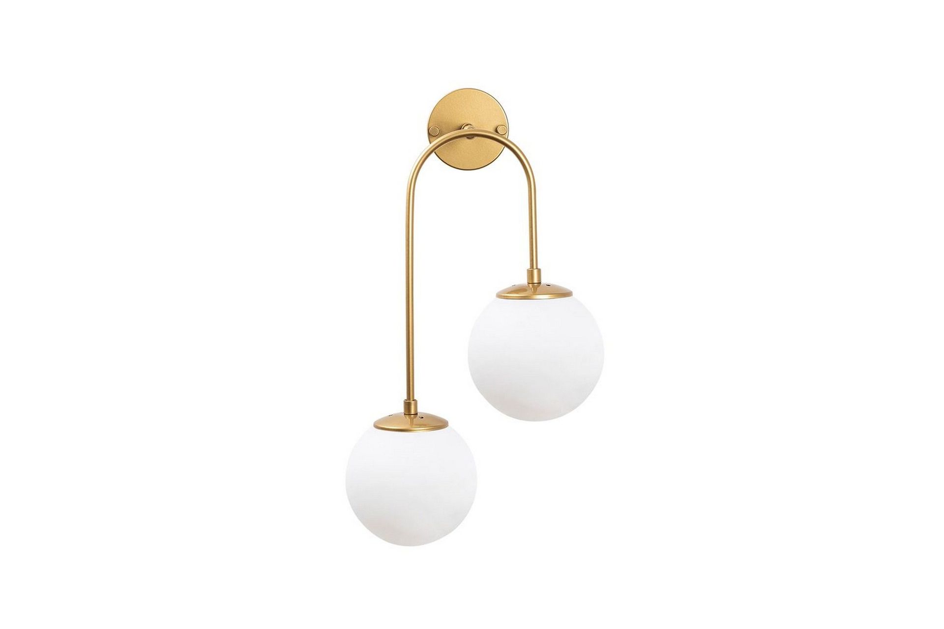 Vegg lampe Thalara To Skinnende Gull - Gull