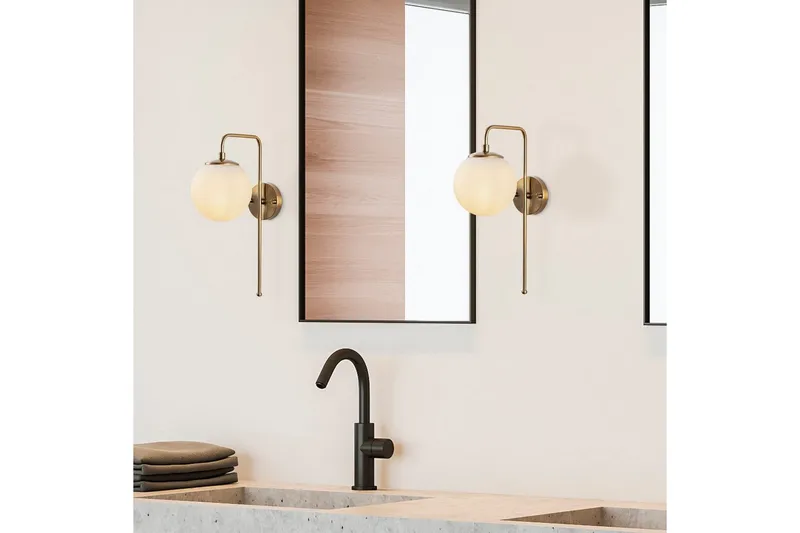 Vegg lampe Tolra Vintage Hvit - Hvit - Belysning - Innendørsbelysning & Lamper - Vegglampe