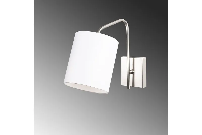 Vegg lampe Ve Nikkel / Hvit - Hvit - Belysning - Innendørsbelysning & Lamper - Vegglampe
