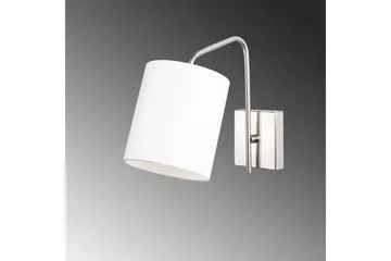 Vegg lampe Ve Nikkel / Hvit - Hvit - Belysning - Innendørsbelysning & Lamper - Vegglampe