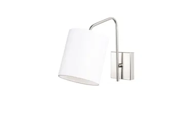Vegg lampe Ve Nikkel / Hvit - Hvit - Belysning - Innendørsbelysning & Lamper - Vegglampe