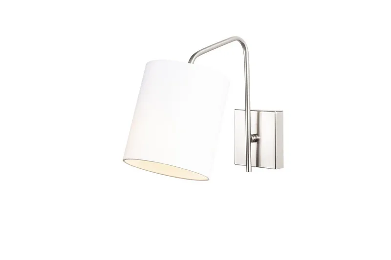 Vegg lampe Ve Nikkel / Hvit - Hvit - Belysning - Innendørsbelysning & Lamper - Vegglampe