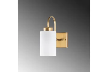Vegg lampe Yalara Hvit / Gull - Hvit / Gull - Belysning - Innendørsbelysning & Lamper - Vegglampe