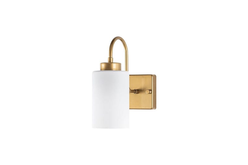 Vegg lampe Yalara Hvit / Gull - Hvit / Gull - Belysning - Innendørsbelysning & Lamper - Vegglampe