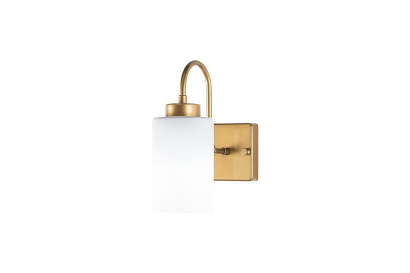 Vegg lampe Yalara Hvit / Gull - Hvit / Gull - Belysning - Innendørsbelysning & Lamper - Vegglampe