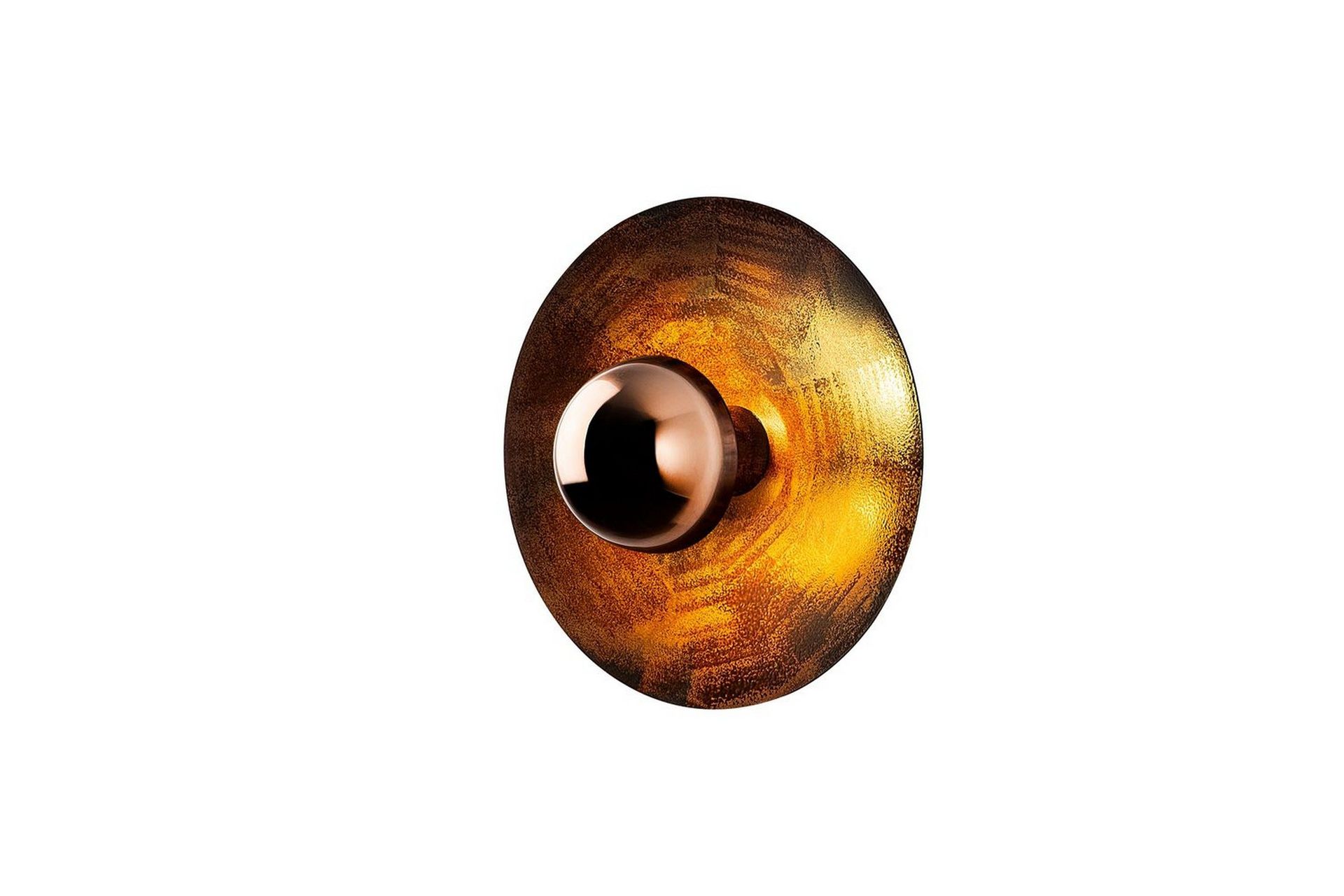 Vegg lampe Zindale Kobber - 28 x 26 cm