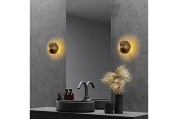 Vegg lampe Polmar Gull - Diameter: 16 cm - Belysning - Innendørsbelysning & Lamper - Vegglampe