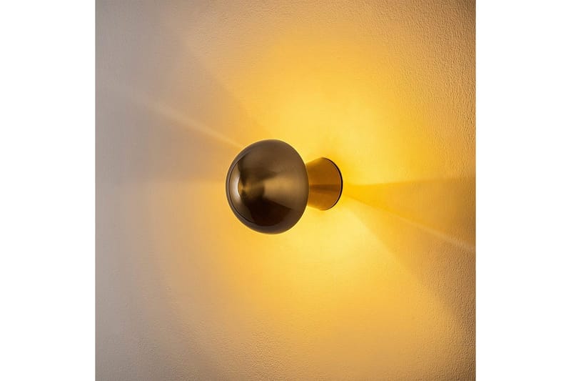 Vegg lampe Polmar Gull - Diameter: 12 cm - Belysning - Innendørsbelysning & Lamper - Vegglampe