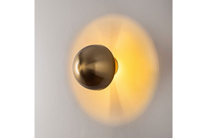 Vegg lampe Polmar Gull - Diameter: 16 cm - Belysning - Innendørsbelysning & Lamper - Vegglampe