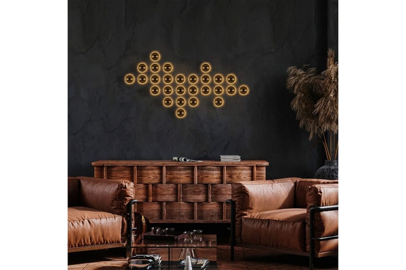 Vegg lampe Polmar Gull - Diameter: 16 cm - Belysning - Innendørsbelysning & Lamper - Vegglampe