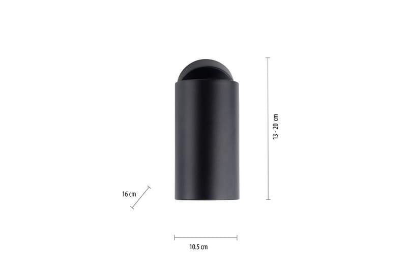 Vegg- og taklampe Pure Technik - 11x20x16 cm - Belysning - Innendørsbelysning & Lamper - Vegglampe