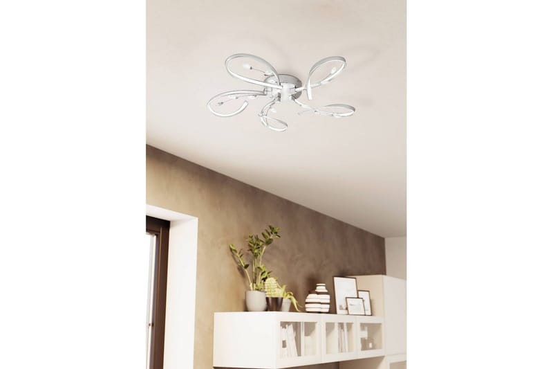 Vegg-/taklampe Eglo Vallemare - Hvit/Krom - Belysning - Innendørsbelysning & Lamper - Vegglampe