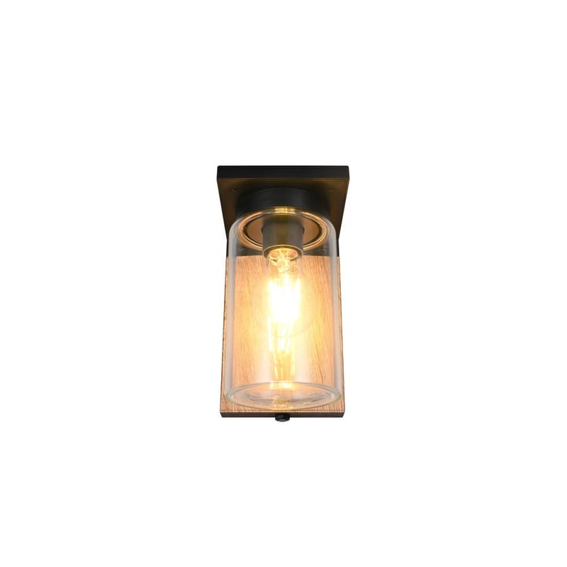 Vegglampe Ardila - Tre/mattsvart - Belysning - Innendørsbelysning & Lamper - Vegglampe