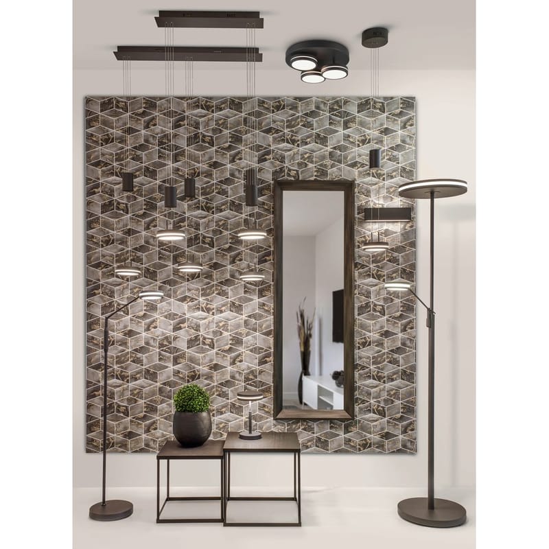 Vegglampe Concha - 28 cm, Antrasitt - Belysning - Innendørsbelysning & Lamper - Vegglampe