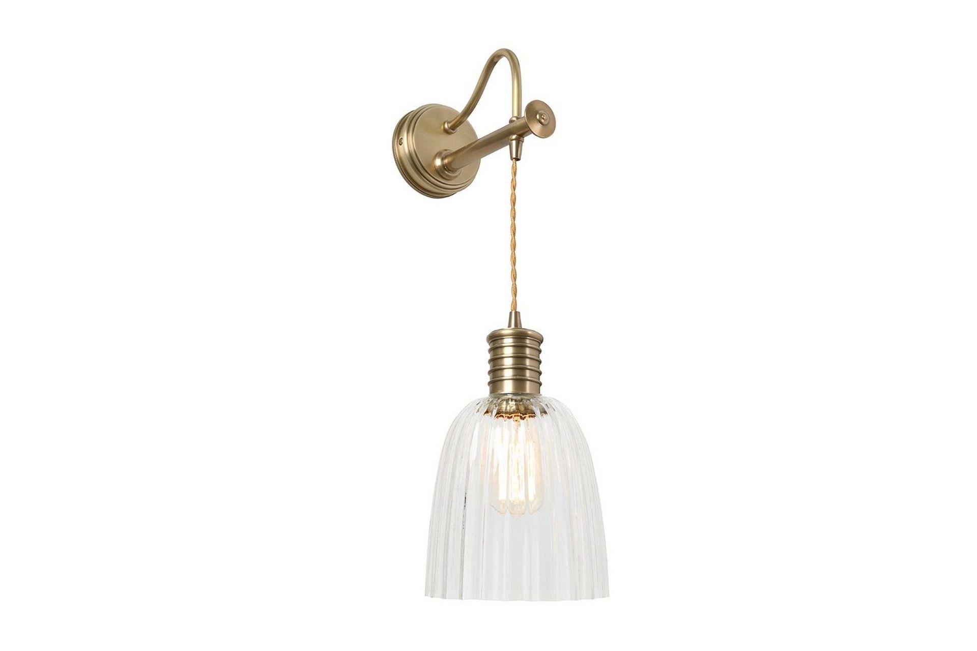 Vegglampe Elstead Lighting Douille Aldret Messing - Aldret Messing