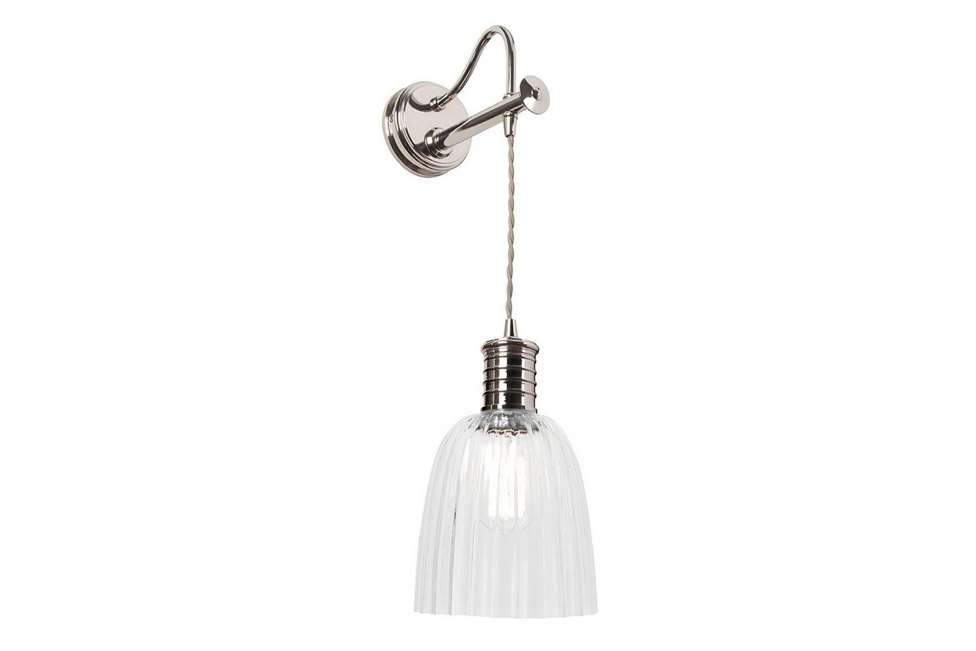 Vegglampe Elstead Lighting Douille Polert nikkel - Polert nikkel