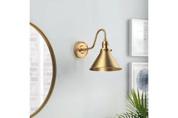 Vegglampe Elstead Lighting Provence Aldret Messing - Aldret Messing - Belysning - Innendørsbelysning & Lamper - Vegglampe