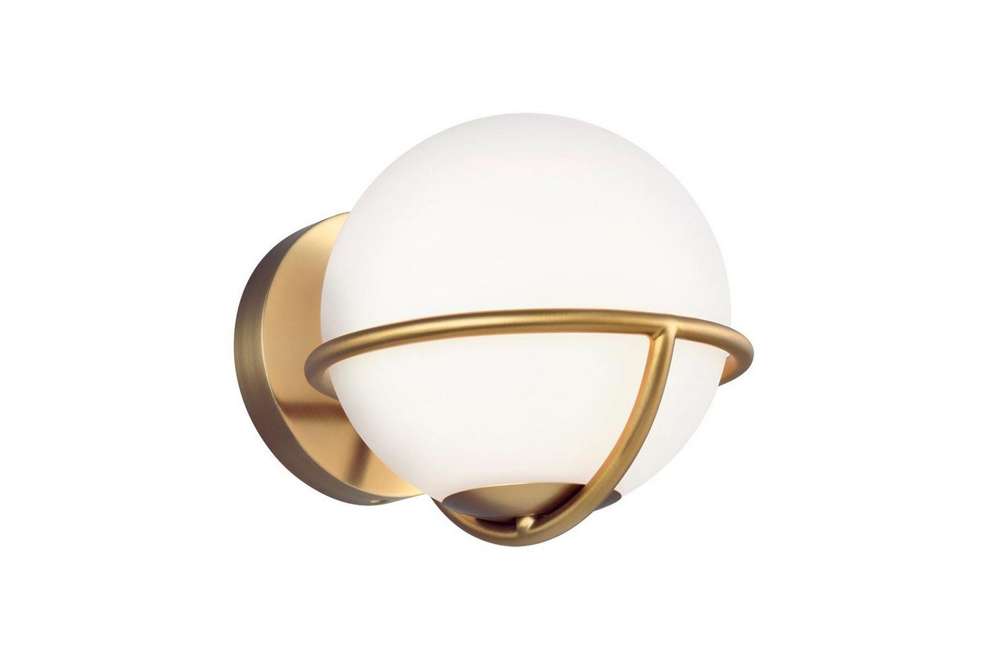 Vegglampe Feiss Apollo Polert messing - Polert messing