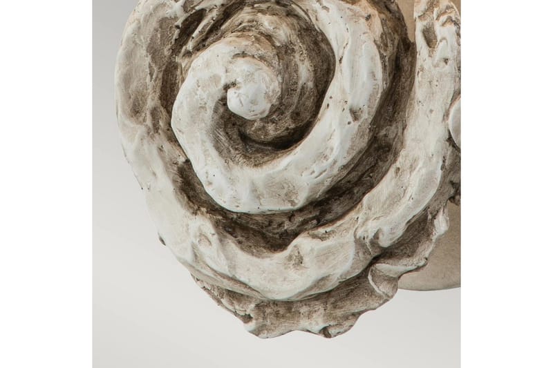 Vegglampe Flambeau Virvel Benhvit - Benhvit - Belysning - Innendørsbelysning & Lamper - Vegglampe