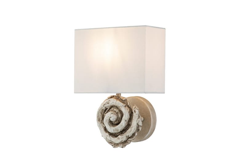 Vegglampe Flambeau Virvel Benhvit - Benhvit - Belysning - Innendørsbelysning & Lamper - Vegglampe