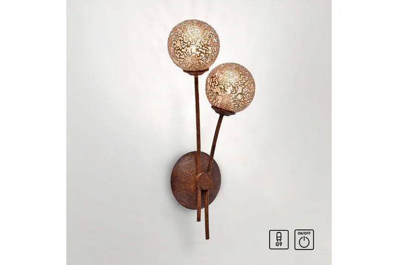 Vegglampe Greta - 19x44x14 cm - Belysning - Innendørsbelysning & Lamper - Vegglampe