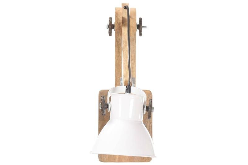 Vegglampe i industriell stil hvit rund E27 - Hvit - Belysning - Innendørsbelysning & Lamper - Vegglampe