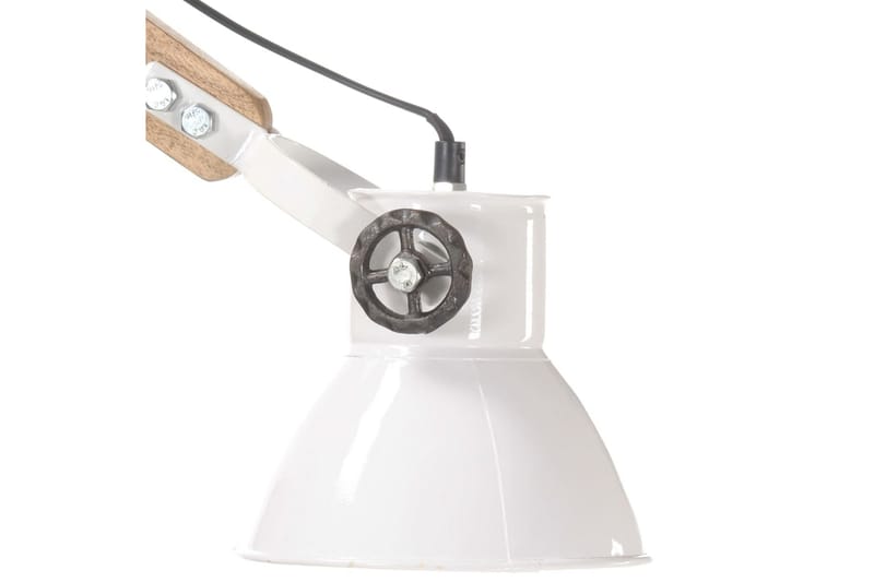 Vegglampe i industriell stil hvit rund E27 - Hvit - Belysning - Innendørsbelysning & Lamper - Vegglampe