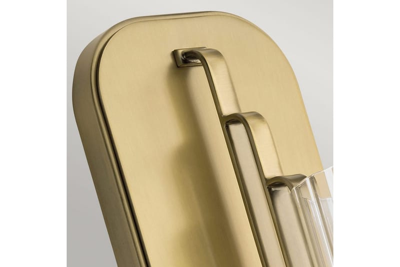 Vegglampe Kichler Kimrose Børstet naturlig messing - Børstet naturlig messing - Belysning - Innendørsbelysning & Lamper - Vegglampe