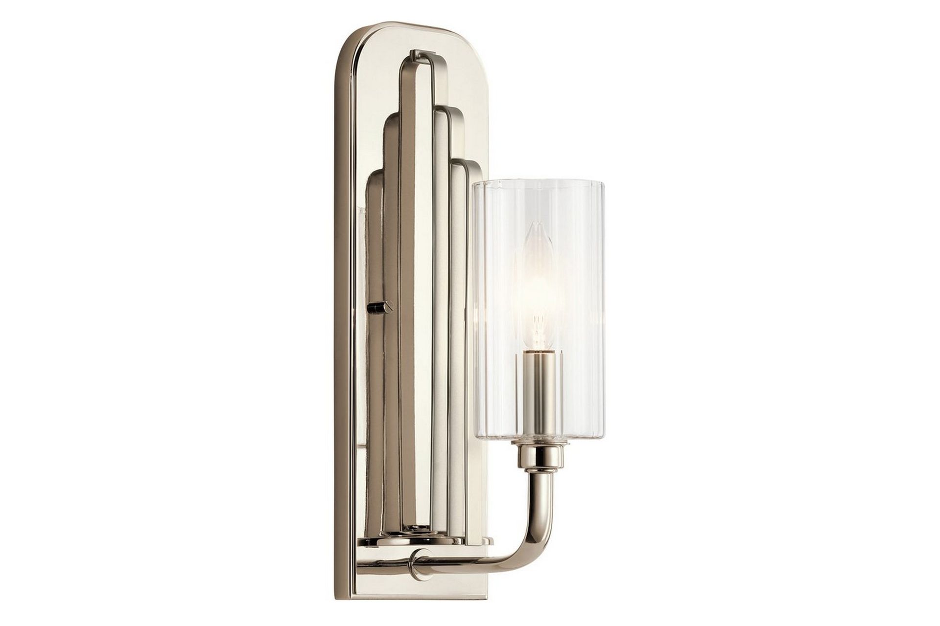 Vegglampe Kichler Kimrose Polert nikkel - Polert nikkel - Belysning - Innendørsbelysning & Lamper - Vegglampe