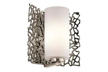Vegglampe Kichler Sølv Korall - Belysning - Innendørsbelysning & Lamper - Vegglampe